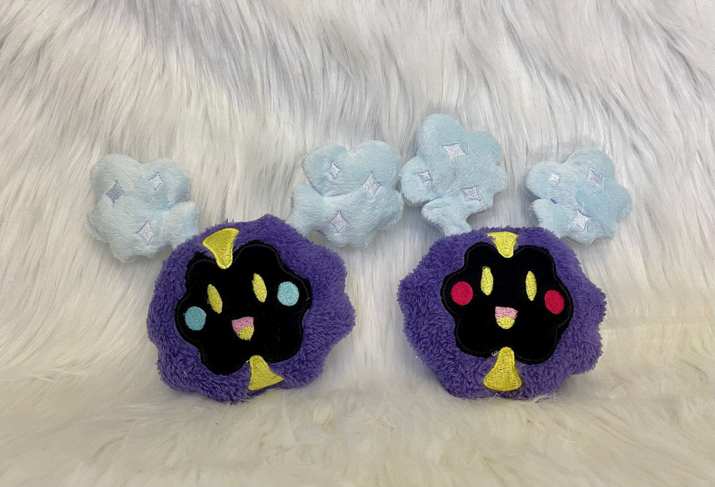 GALAXY BABY Monster SPACE Beanie Plushie, Shiny, Video Game inspired Plush