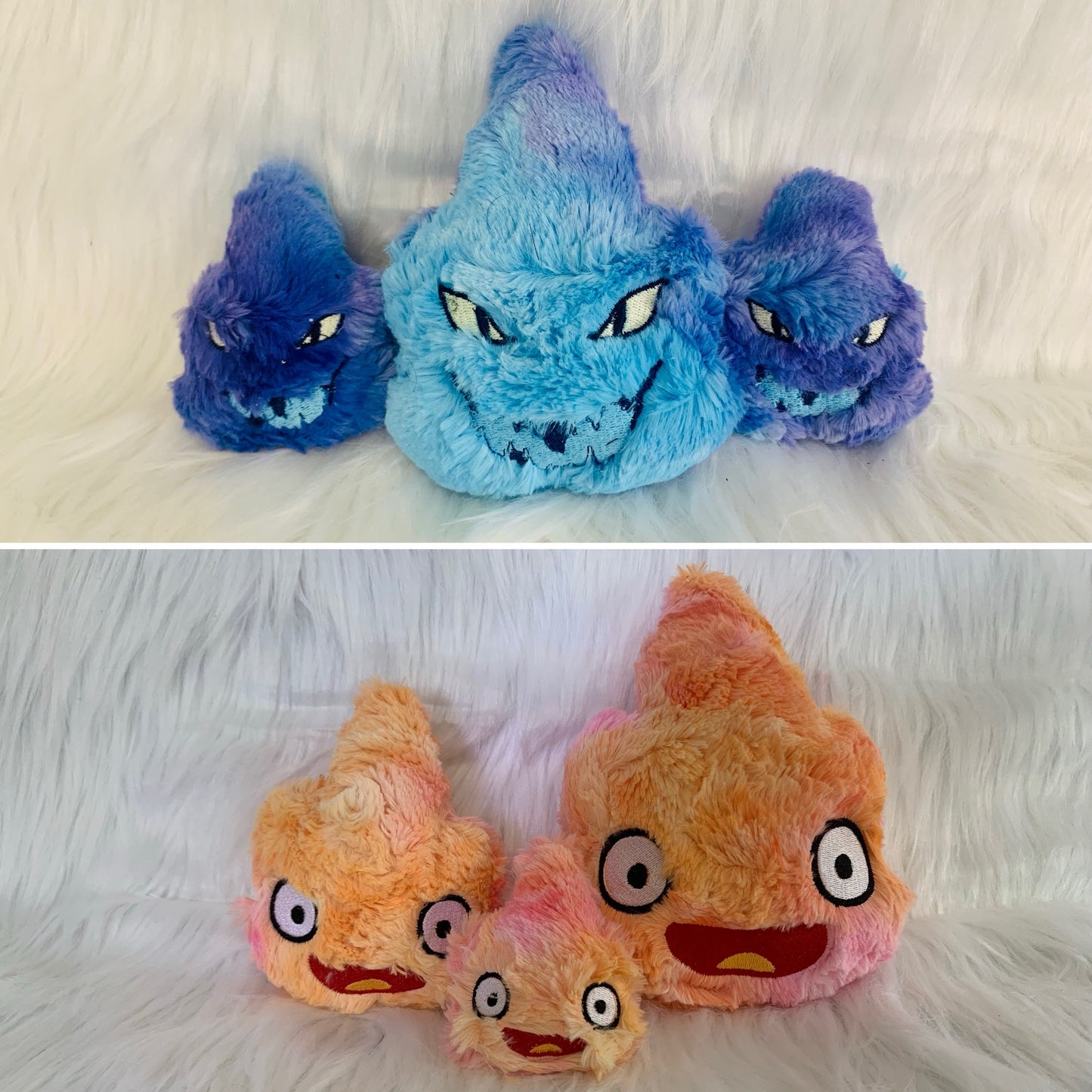 Angry FIRE DEMON Plushie, Anime Inspired Plush