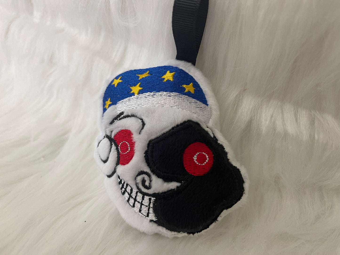 Angry Sleepy Moon, Babysitter Plush Keychain, Video Game Monsters, Handmade Plushie Keychain, Made to Order