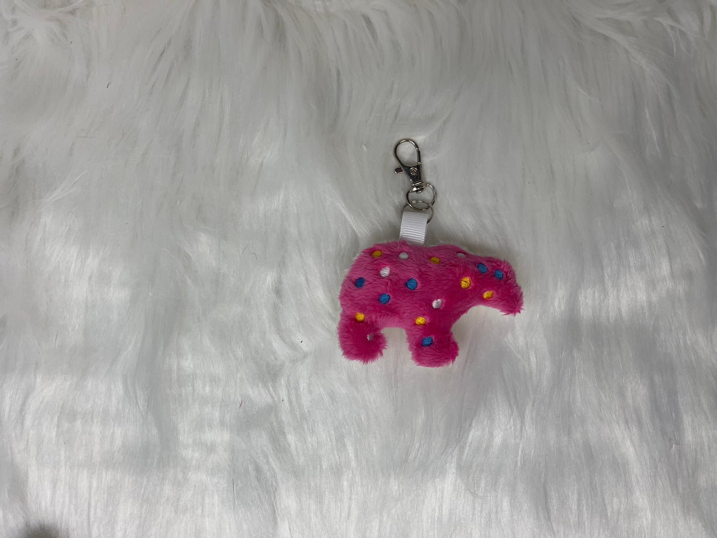 Circus Animal Snack Plush Charm, Plush Keychain, Animal Shaped, Foodie Handmade Plushie Keychain, Made to Order