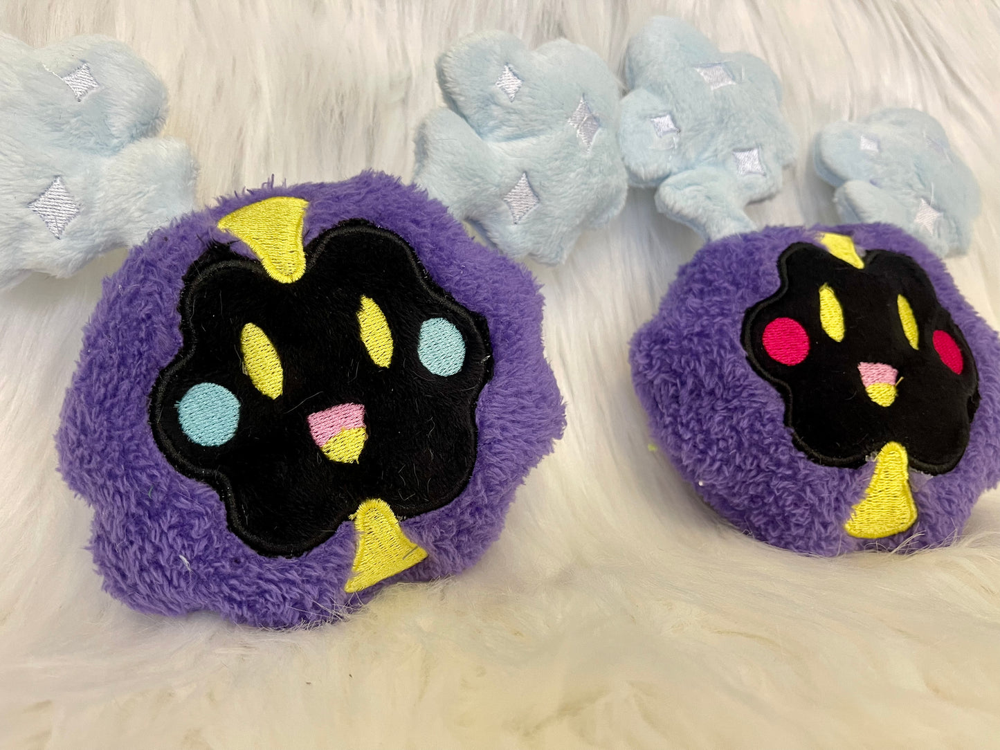 GALAXY BABY Monster SPACE Beanie Plushie, Shiny, Video Game inspired Plush