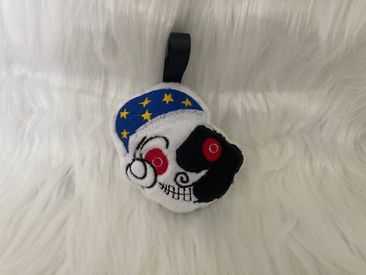 Angry Sleepy Moon, Babysitter Plush Keychain, Video Game Monsters, Handmade Plushie Keychain, Made to Order